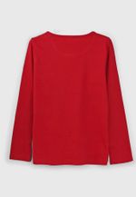Blusa Básica Infantil Menina Manga Longa (6326 X)
