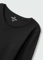 Blusa Básica Infantil Menina Manga Longa Com Patch
