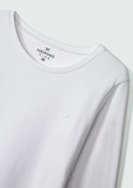 Blusa Básica Infantil Menina Manga Longa Com Patch