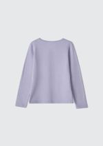 Blusa Básica Infantil Menina Manga Longa Com Patch