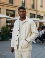 Jaqueta Em Sarja Masculina