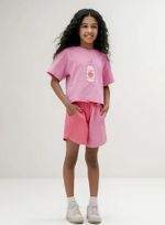 Conjunto Curto Infantil Menina Colorido