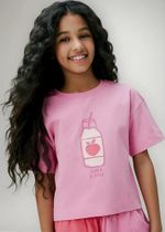 Conjunto Curto Infantil Menina Colorido