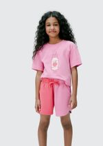 Conjunto Curto Infantil Menina Colorido