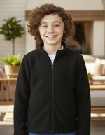 Jaqueta Infantil Unissex Gola Alta Em Fleece