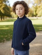 Jaqueta Infantil Unissex Gola Alta Em Fleece