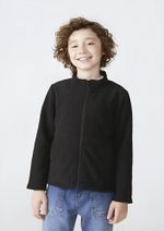 Jaqueta Infantil Unissex Gola Alta Em Fleece