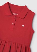 Body Vestido Bebê Menina Gola Polo