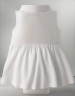 Body Vestido Bebê Menina Gola Polo