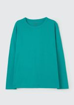 Camiseta Manga Longa Infantil Menino Em Malha De Algodão