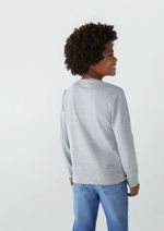Camiseta Manga Longa Infantil Menino Em Malha De Algodão