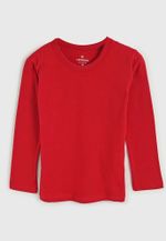 Camiseta Manga Longa Infantil Menino Em Malha De Algodão