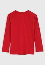 Camiseta Manga Longa Infantil Menino Em Malha De Algodão