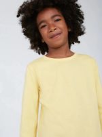 Camiseta Manga Longa Infantil Menino Em Malha De Algodão