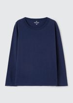 Camiseta Manga Longa Infantil Menino Em Malha De Algodão