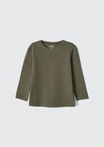 Camiseta Manga Longa Infantil Menino Em Malha De Algodão