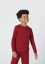 Camiseta Manga Longa Infantil Menino Em Malha De Algodão