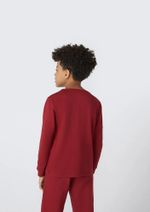 Camiseta Manga Longa Infantil Menino Em Malha De Algodão