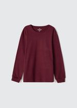 Camiseta Manga Longa Infantil Menino Em Malha De Algodão
