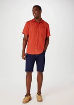 Bermuda Jeans Masculina Reta Soft Touch