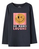 Blusa Infantil Menina Manga Longa Com Estampa