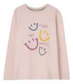 Blusa Infantil Menina Manga Longa Com Estampa