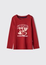Blusa Infantil Menina Manga Longa Com Estampa