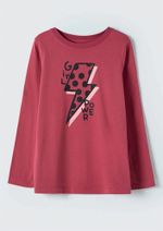 Blusa Infantil Menina Manga Longa Com Estampa
