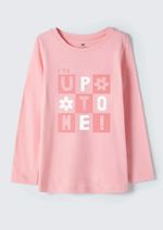 Blusa Infantil Menina Manga Longa Com Estampa