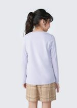 Blusa Infantil Menina Manga Longa Com Estampa