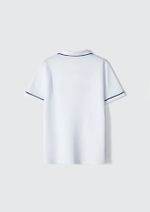 Camisa Polo Básica Menino De Algodão Com Bordado