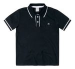 Camisa Polo Básica Menino De Algodão Com Bordado