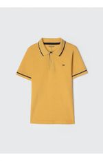 Camisa Polo Básica Menino De Algodão Com Bordado