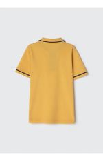 Camisa Polo Básica Menino De Algodão Com Bordado
