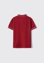 Camisa Polo Básica Menino De Algodão Com Bordado