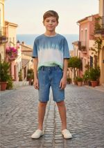 Bermuda Jeans Infantil Menino