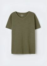 Camiseta Básica Infantil Menino Flamê Em Decote V
