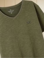 Camiseta Básica Infantil Menino Flamê Em Decote V