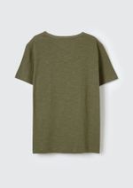 Camiseta Básica Infantil Menino Flamê Em Decote V
