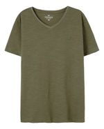 Camiseta Básica Infantil Menino Flamê Em Decote V