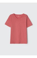 Camiseta Básica Infantil Menino Flamê Em Decote V