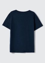 Camiseta Básica Infantil Menino Flamê Em Decote V