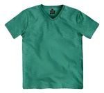 Camiseta Básica Infantil Menino Flamê Em Decote V