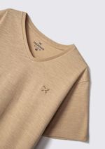 Camiseta Básica Infantil Menino Flamê Em Decote V