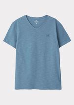 Camiseta Básica Infantil Menino Flamê Em Decote V