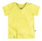 Camiseta Básica Infantil Menino Flamê Em Decote V
