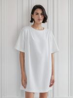 Vestido Curto Em Crepe