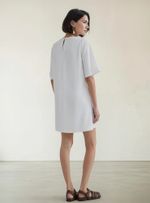 Vestido Curto Em Crepe