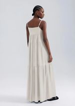 Vestido Midi Com Recortes