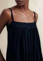 Vestido Midi Com Recortes